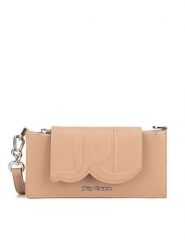 Juicy Couture Torebka BIJXT2540WVP Beżowy. Brązowe listonoszki damskie Juicy Couture, bez wzorów, z tworzywa sztucznego, bez dodatków. Za 269.99 zł.