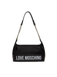 LOVE MOSCHINO Torebka JC4254PP0IKE100A Czarny. Czarne torebki klasyczne damskie Love Moschino, bez wzorów, z materiału, bez dodatków. Za 529.99 zł.