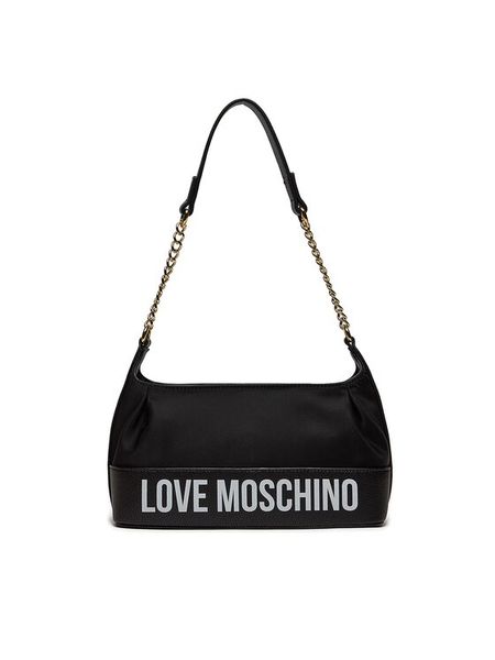 LOVE MOSCHINO Torebka JC4254PP0IKE100A Czarny. Czarne torebki klasyczne damskie Love Moschino, bez wzorów, z materiału, bez dodatków. Za 529.99 zł.