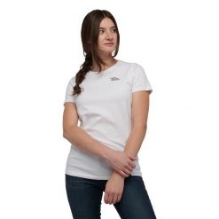 Koszulka Turystyczna Damska Black Diamond Multi Sport T-Shirt. Białe bluzki sportowe damskie Black Diamond, l, bez wzorów, bez ramiączek. Za 212.00 zł.