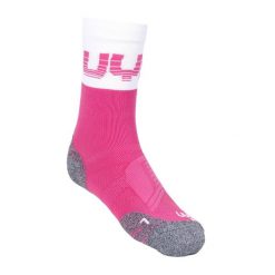 Skarpety UYN Light Lady Socks Pink White. Czerwone skarpetki damskie UYN, bez wzorów. W wyprzedaży za 49.00 zł.