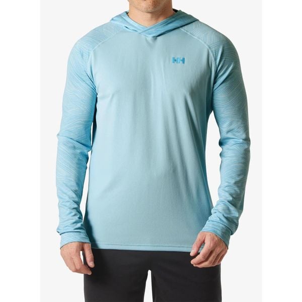 Bluza termoaktywna męska Helly Hansen LIFA Active Solen GR Hoodie. Niebieskie bluzy bez kaptura męskie Helly Hansen, l. Za 282.99 zł.
