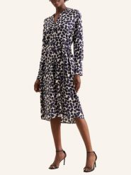 Seidensticker Sukienka w kolorze granatowo-białym rozmiar: 38. Białe sukienki damskie Seidensticker, na co dzień, bez wzorów, z tkaniny, bez kołnierzyka, bez ramiączek, midi, proste. Za 226.10 zł.