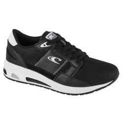 Buty sportowe dla kobiet O`neil Superbank Low. Czarne buty sportowe na co dzień damskie O'neill, bez wzorów, z gumy, trekkingowe. Za 279.99 zł.