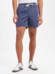 Polo Ralph Lauren szorty sztruksowe Mężczyźni Bawełna (100%) niebieski, S. Niebieskie szorty męskie Polo Ralph Lauren, z bawełny, bez kołnierzyka. Za 689.95 zł.