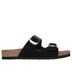 Sandały damskie Skechers Boho Clic Arch fit. Czarne sandały damskie Skechers, bez wzorów, bez obcasa. Za 346.00 zł.
