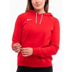 Bluza Nike Damska z Kapturem Sportowa Bawełniana Hoodie Team Park 20 r. L. Czerwone bluzy z kapturem damskie Nike, l, z bawełny. Za 193.99 zł.