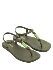 Ipanema Sandały w kolorze khaki rozmiar: 40. Brązowe sandały damskie Ipanema, bez wzorów, bez obcasa. Za 84.40 zł.