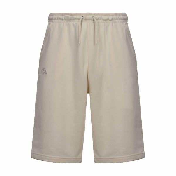 Szorty Kappa Saimali. Białe szorty męskie Kappa, bez kołnierzyka. Za 154.50 zł.