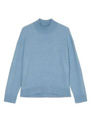 Marc O´Polo Sweter w kolorze błękitnym rozmiar: XXL. Niebieskie golfy damskie xxl, bez wzorów, bez ramiączek. Za 241.56 zł.