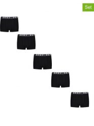 DKNY Bokserki (5 par) w kolorze czarnym rozmiar: M. Czarne bokserki męskie DKNY, bez wzorów. Za 114.95 zł.