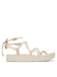 Teva Sandały Midform Infinity 1127890 Beżowy. Brązowe sandały damskie Teva, bez wzorów, z materiału, bez obcasa, na koturnie. Za 349.99 zł.