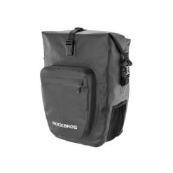 Torba na bagażnik rowerowy Rockbros AS-001-2BK, 20l. Czarne torebki klasyczne damskie ROCKBROS, bez wzorów, bez dodatków. Za 360.00 zł.