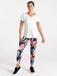 Dare 2b Koszulka sportowa "Vigilant Tee" w kolorze białym rozmiar: 36. Białe bluzki sportowe damskie Dare 2b, bez wzorów, z materiału, bez ramiączek. Za 74.63 zł.