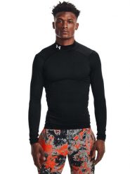 Under Armour Koszulka sportowa "Comp Mock" w kolorze czarnym rozmiar: XL. Czarne t-shirty sportowe męskie Under Armour, xl, z materiału, bez ramiączek, outdoorowe. Za 158.95 zł.