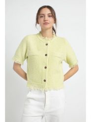 Josephine & Co Kardigan "August" w kolorze żółtym rozmiar: S. Żółte kardigany damskie Josephine & Co, s, bez wzorów, z wełny. Za 304.99 zł.