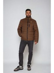 CANADA weather gear Kurtka zimowa w kolorze brązowym rozmiar: XXL. Brązowe kurtki męskie CANADA weather gear, na zimę, xxl, bez wzorów, ze skóry, bez kaptura. Za 216.95 zł.