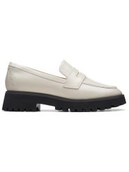 Clarks Skórzane mokasyny "Stayso Edge" w kolorze kremowym rozmiar: 40. Brązowe mokasyny damskie Clarks. Za 210.81 zł.