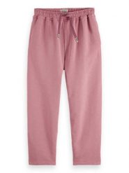 Scotch & Soda Spodnie dresowe w kolorze szaroróżowym rozmiar: M. Różowe spodnie dresowe męskie Scotch & Soda, bez wzorów, z bawełny. Za 166.88 zł.