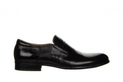 Półbuty John Doubare 720-82-183 Black 104222, Czarny Skóra naturalna - 44. Czarne półbuty męskie John Doubare, ze skóry, bez zapięcia. W wyprzedaży za 524.99 zł.