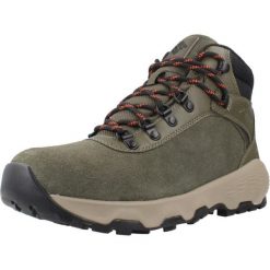 Buty COLUMBIA NEWTON WANDER Zielony. Zielone buty trekkingowe męskie Columbia, ze skóry, bez zapięcia, trekkingowe. Za 429.99 zł.