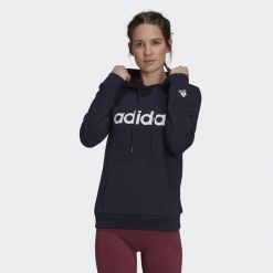 Bluza damska adidas Essentials Hoodie. Białe bluzy bez kaptura damskie Adidas, l. Za 180.00 zł.