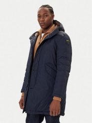 Blauer Parka Faywood 25WBLUK11140 007286 Granatowy Regular Fit. Niebieskie parki męskie Blauer, l, bez wzorów, z syntetyku. Za 1,189.00 zł.