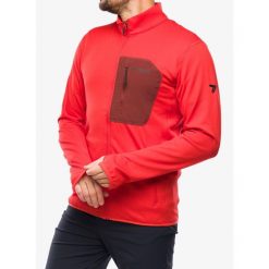 Bluza polarowa męska Columbia Triple Canyon Grid Fleece Full Zip. Czerwone bluzy bez kaptura męskie Columbia, m, z polaru. Za 245.99 zł.