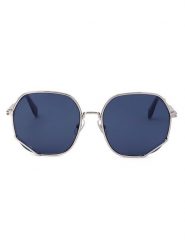 Marc Jacobs Damskie okulary przeciwsłoneczne w kolorze srebrno-granatowym rozmiar: 58. Niebieskie okulary przeciwsłoneczne damskie MARC JACOBS. Za 303.06 zł.