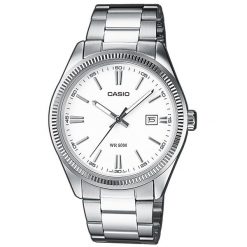 Zegarek męski Casio MTP-1302PD-7A1VEF, Quartz, 39mm, 5ATM. Białe zegarki męskie Casio. Za 233.15 zł.