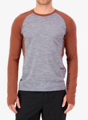 Bluza Mons Royale Temple Merino Long Sleeve. Czerwone bluzy bez kaptura męskie Mons Royale, m, z elastanu. Za 417.99 zł.