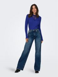 ONLY Bluzka Luxi 15310698 Niebieski Regular Fit. Niebieskie bluzki damskie Only, l, bez wzorów, z syntetyku, bez ramiączek. Za 59.99 zł.