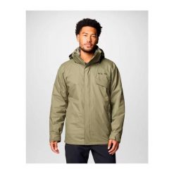 Kurtka 3w1 Columbia Bugaboo III Fleece Interchange Jacket - stone green M. Zielone kurtki damskie Columbia, m, bez wzorów, sportowe, bez kaptura. Za 579.00 zł.