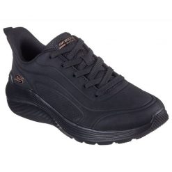 Buty Skechers Bobs Squad Waves - Just Wading 117485 Bbk czarne. Czarne buty sportowe na co dzień damskie bez wzorów. Za 444.18 zł.
