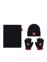 Spiderman Komplet czapka, komin i rękawiczki CEO-ACCCS-AW26-309SPRMV Czarny. Czarne czapki dziecięce Spiderman, bez ramiączek. Za 69.99 zł.