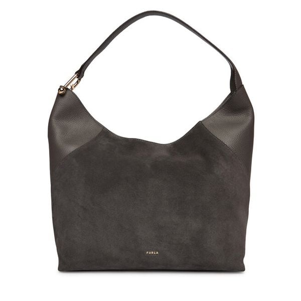 Torebka Furla. Szare torebki klasyczne damskie Furla, bez wzorów, bez dodatków. Za 2,019.00 zł.