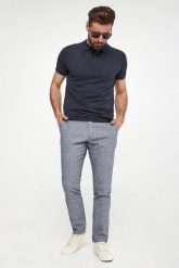 Spodnie męskie chinosy Matthew2-W JOOP JEANS. Spodnie materiałowe męskie Joop! Jeans, bez wzorów, z jeansu. W wyprzedaży za 516.75 zł.
