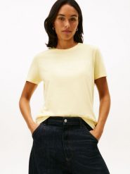Tommy Hilfiger Koszulka Kobiety Bawełna żółty, M. Żółte t-shirty damskie Tommy Hilfiger, m, bez wzorów, z bawełny, bez kołnierzyka. Za 139.95 zł.