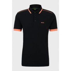 Koszulka Polo męska BOSS Paddy 1 NERO regular fit czarna (50512995-001). Czarne koszulki polo męskie Boss, m, bez wzorów, bez ramiączek. Za 279.00 zł.