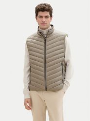 Tom Tailor Kamizelka 1041310 Zielony Regular Fit. Zielone kamizelki męskie Tom Tailor, m, z syntetyku. Za 139.99 zł.