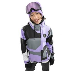 Kurtka snowboardowa damska W1-W Tignes. Czarne kurtki damskie SIROKO, m, bez wzorów, z softshellu, bez kaptura, narciarskie. Za 844.00 zł.