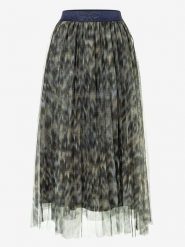 More & More Spódnica w kolorze granatowo-zielonym rozmiar: 32. Niebieskie spódniczki damskie MORE & MORE, bez wzorów, z tiulu, z podwyższonym stanem, maxi. Za 91.56 zł.