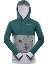 Alpine Pro Bluza "Bord" w kolorze zielono-szarym rozmiar: XXL. Szare bluzy z kapturem męskie Alpine Pro, xxl. Za 207.34 zł.