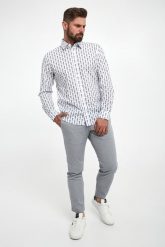 Spodnie męskie Matthew101 JOOP! JEANS. Spodnie materiałowe męskie Joop! Jeans, bez wzorów, z jeansu. W wyprzedaży za 516.75 zł.
