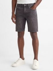 Only&Sons spodenki jeansowe - ONSweft Box Mężczyźni Bawełna szary, M. Szare szorty męskie Only&Sons, z bawełny, bez kołnierzyka. Za 89.95 zł.