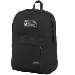Plecak sportowy szkolny JanSport Recycled Superbreak Backpacks JS0A4NW2008. Czarne plecaki damskie JanSport, bez wzorów, sportowe. Za 49.99 zł.