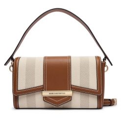 Torebka KARL LAGERFELD. Brązowe torebki klasyczne damskie Karl Lagerfeld, bez wzorów, bez dodatków. Za 1,499.00 zł.