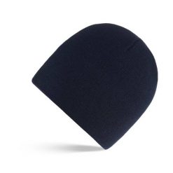 Ciepła czapka zimowa PAOLO PERUZZI BR-01-DB granatowa. Brązowe czapki męskie Paolo Peruzzi, na zimę, bez wzorów, z materiału, eleganckie. Za 39.99 zł.