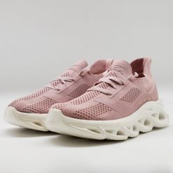 Buty sportowe PERLA różowe. Białe buty sportowe na co dzień damskie Legea, bez wzorów, trekkingowe. Za 120.00 zł.