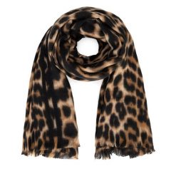 Szal Jenny Fairy. Brązowe szaliki i kominy damskie Jenny Fairy, bez wzorów. Za 59.99 zł.